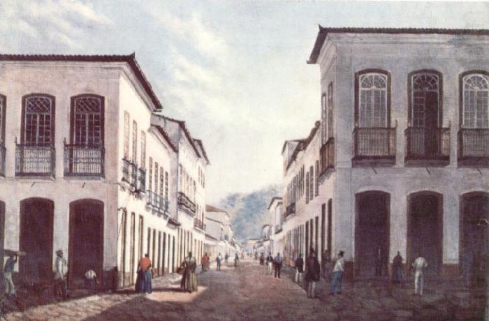 Uma rua da cidade do Desterro, Victor Meirelles